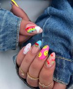 ناخن مصنوعی راسا مدل رنگی رنگی شلوغ - Image 5
