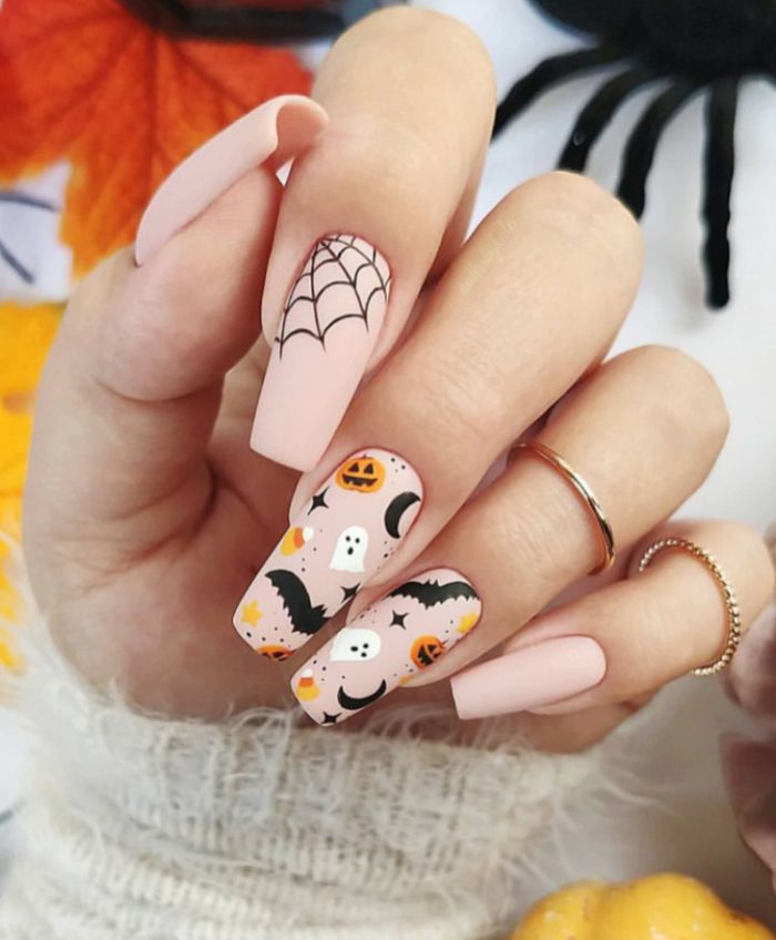 ناخن مصنوعی راسا مدل دارک طرح خفاش و روح - Image 2