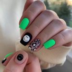 ناخن مصنوعی راسا مدل سبز طرح اسمایل - Image 2