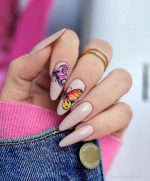 ناخن مصنوعی راسا مدل نود طرح پروانه رنگی - Image 2