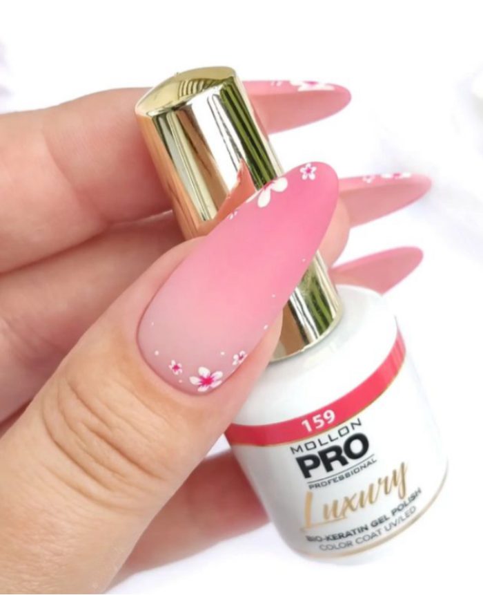 ناخن مصنوعی راسا مدل آمبره و گل بابونه - Image 5