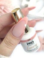 ناخن مصنوعی راسا مدل صورتی سفید طرح قلب و خط - Image 6