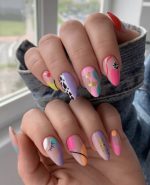 ناخن مصنوعی راسا مدل رنگی پاستیلی مینیمال