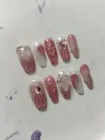 ناخن مصنوعی راسا مدل صورتی طرح قلب کد RSR070 - Image 6