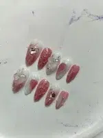 ناخن مصنوعی راسا مدل صورتی طرح قلب کد RSR196 - Image 6