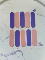 مینی سوهان ناخن بنفش صورتی