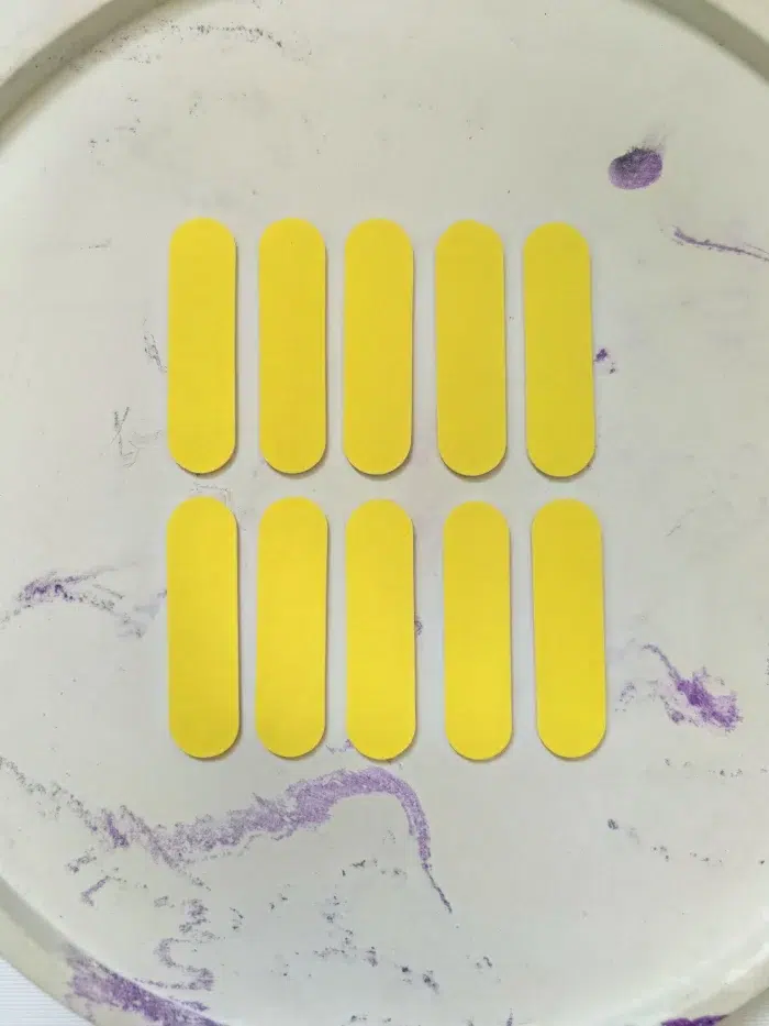 مینی سوهان کوچک ناخن زرد