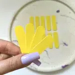 مینی سوهان کوچک ناخن زرد