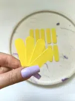 مینی سوهان کوچک ناخن زرد