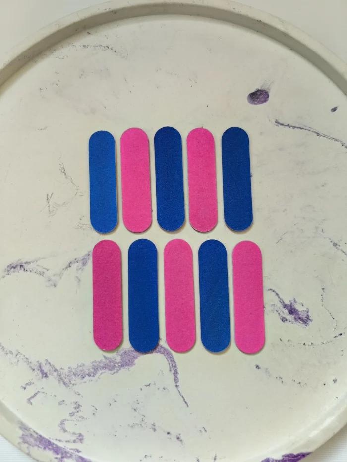 مینی سوهان کوچک ناخن سرخابی سرمه ای