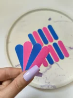 مینی سوهان ناخن سرخابی سرمه ای