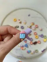 استیکر برجسته ناخن راسا طرح بستنی آبی