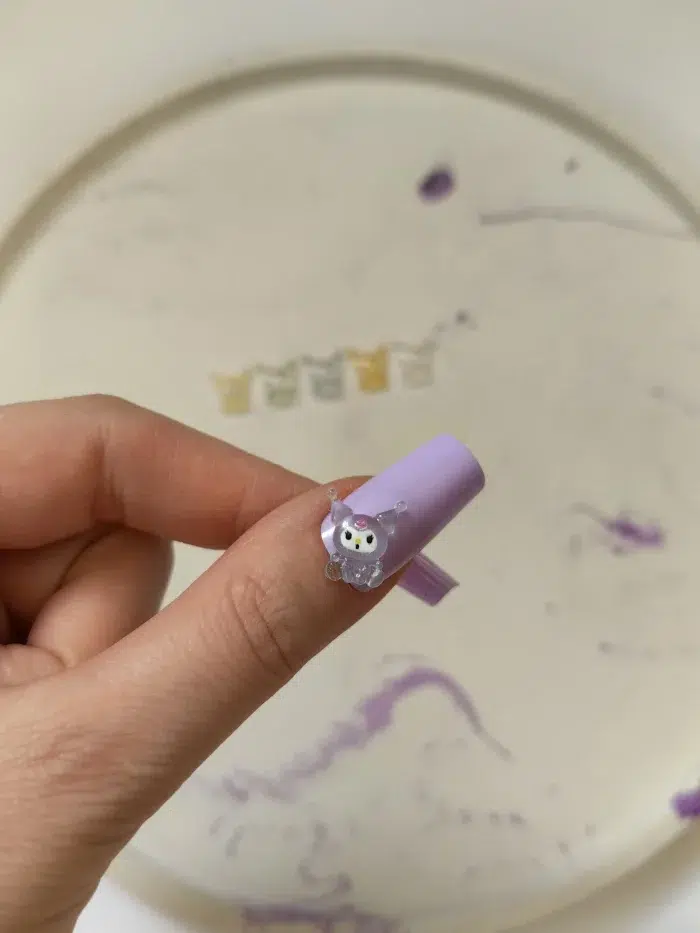 استیکر برجسته ناخن راسا طرح کرومی کیتی فانتزی رزینی