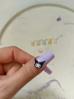 استیکر برجسته ناخن راسا طرح کرومی رنگی فانتزی رزینی