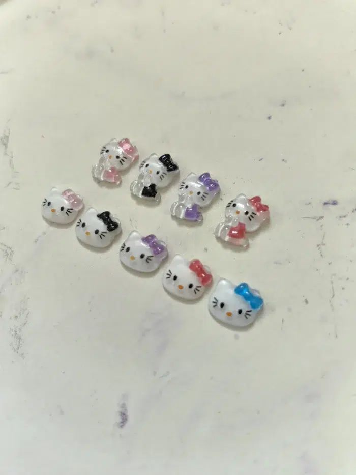 استیکر برجسته ناخن راسا طرح کیتی فانتزی رزینی