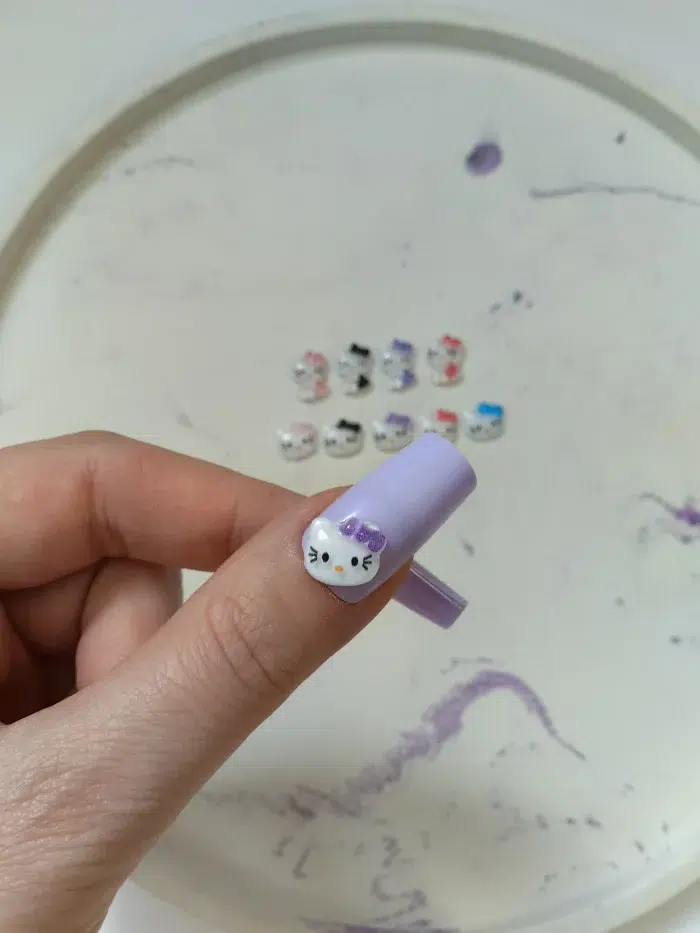 استیکر برجسته ناخن راسا طرح کیتی فانتزی رزینی