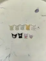 استیکر برجسته ناخن راسا طرح کرومی رنگی فانتزی رزینی