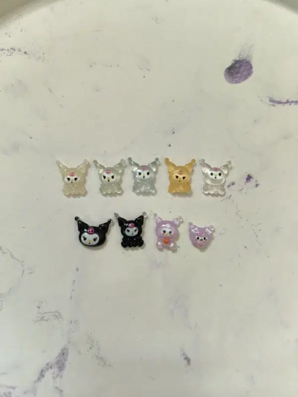 استیکر برجسته ناخن راسا طرح کرومی رنگی فانتزی رزینی