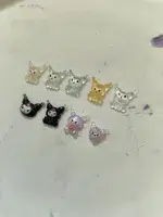 استیکر ناخن راسا طرح گربه سگ