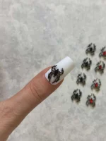 استیکر برجسته ناخن راسا طرح عنکبوت