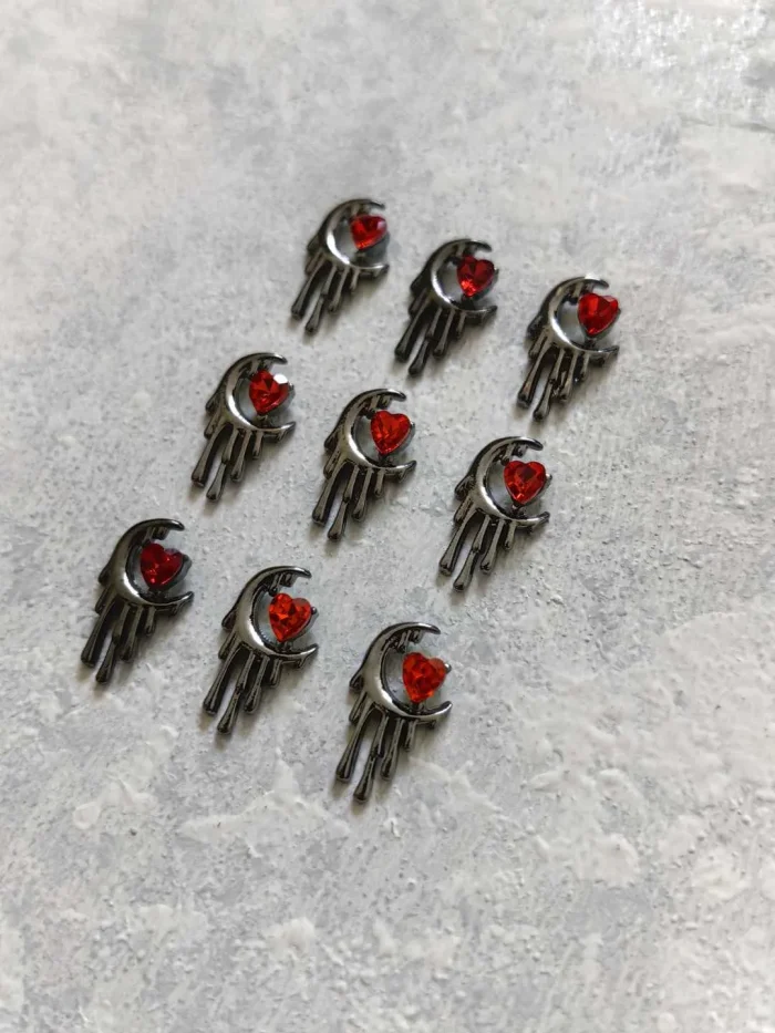 استیکر برجسته ناخن راسا طرح قلب و ماه