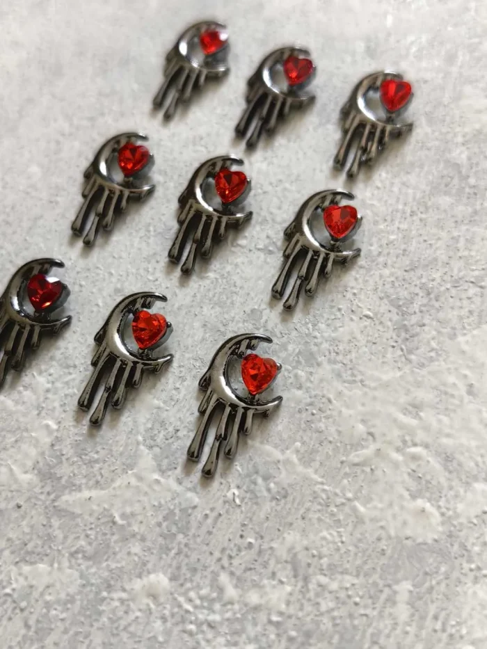 استیکر برجسته ناخن راسا طرح قلب و ماه