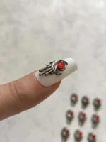 استیکر برجسته ناخن راسا طرح قلب و ماه