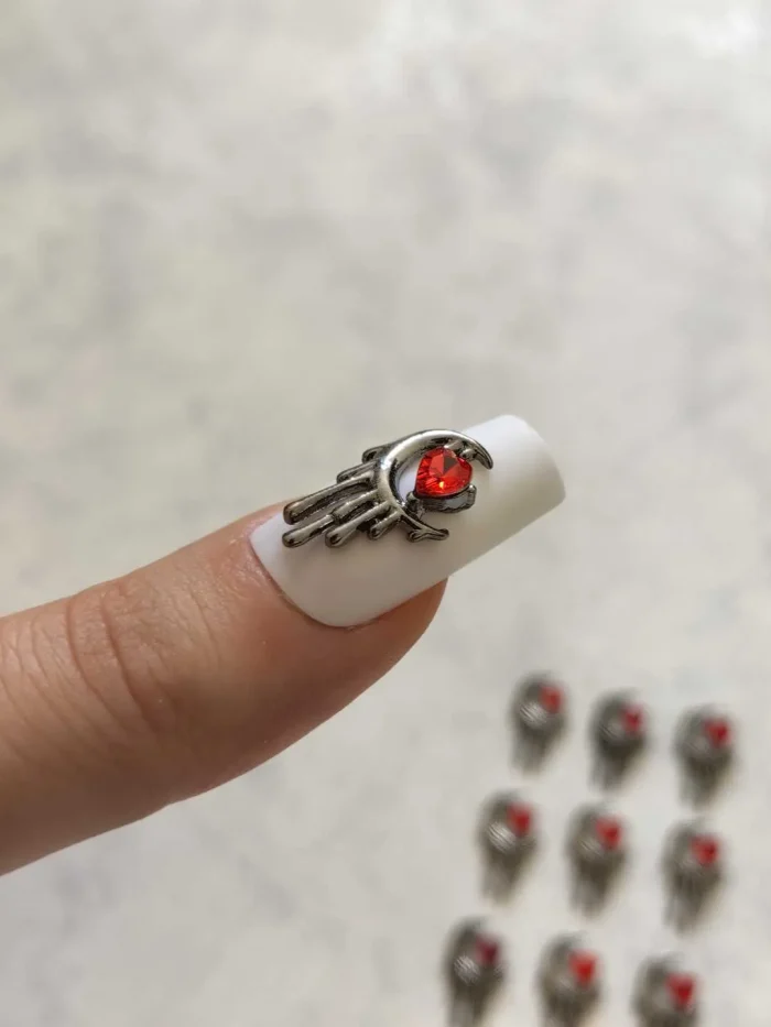 استیکر برجسته ناخن راسا طرح قلب و ماه