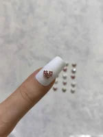 استیکر برجسته ناخن راسا طرح قلب