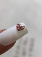 استیکر برجسته ناخن راسا طرح قلب