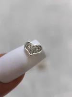 استیکر برجسته ناخن راسا طرح قلب نقره ای طلایی