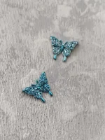 استیکر برجسته ناخن راسا طرح پروانه فیروزه ای