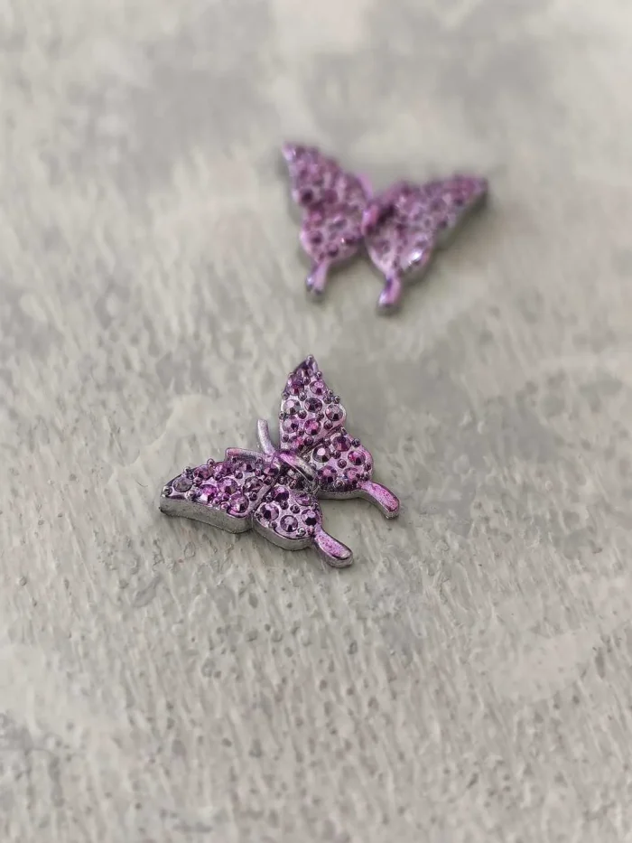 استیکر برجسته ناخن راسا طرح پروانه سرخابی