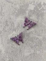 استیکر برجسته ناخن راسا طرح پروانه سرخابی