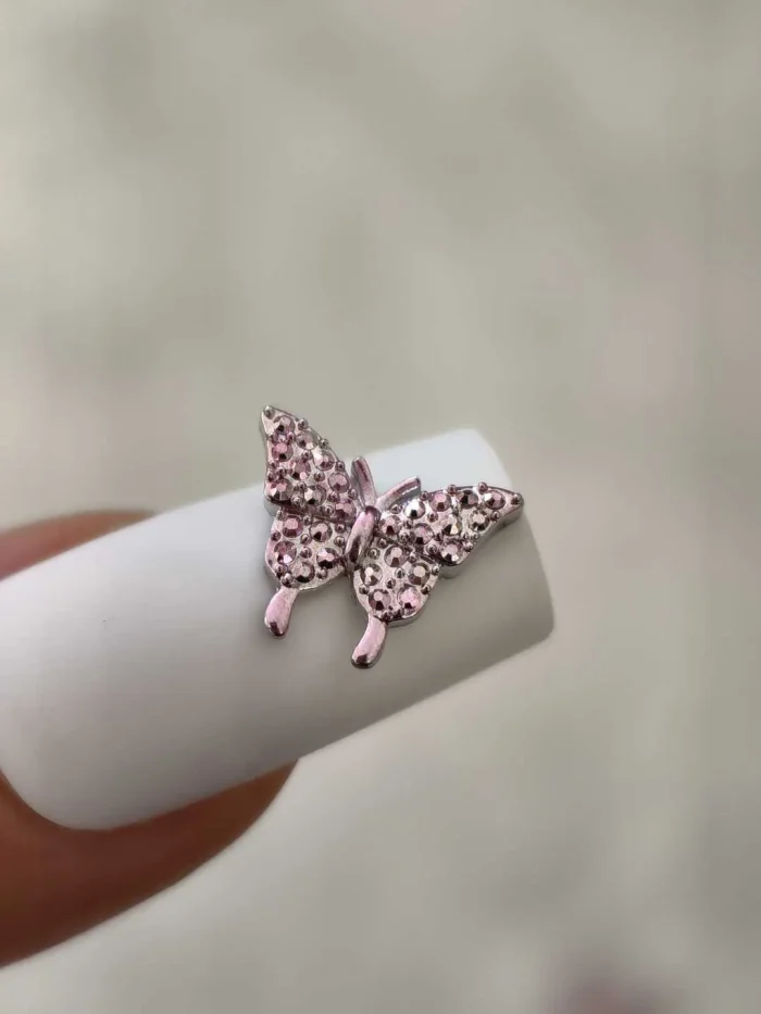 استیکر برجسته ناخن راسا طرح پروانه صورتی