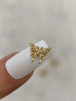 استیکر برجسته ناخن راسا طرح پروانه طلایی