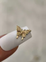 استیکر برجسته ناخن راسا طرح پروانه طلایی