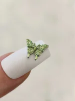 استیکر برجسته ناخن راسا طرح پروانه یشمی