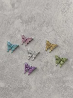 استیکر برجسته ناخن راسا طرح پروانه