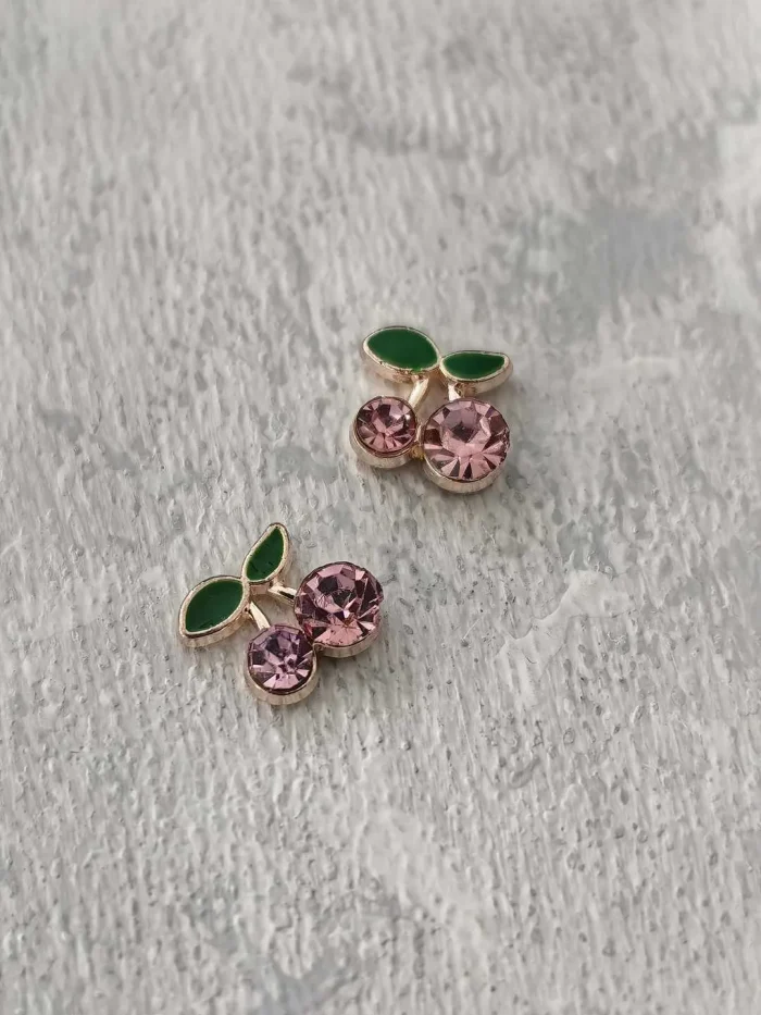 استیکر برجسته ناخن راسا طرح آلبالو صورتی