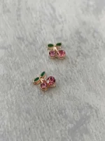 استیکر برجسته ناخن راسا طرح آلبالو صورتی