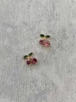 استیکر برجسته ناخن راسا طرح آلبالو صورتی