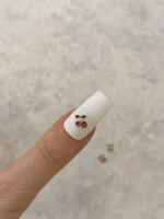 استیکر برجسته ناخن راسا طرح آلبالو سرخابی