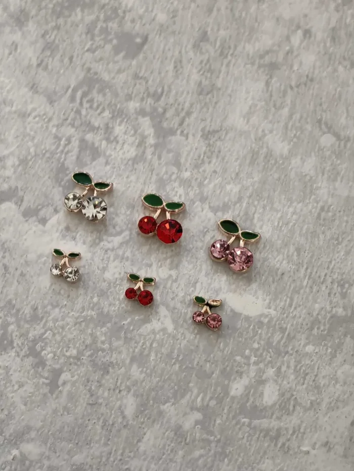 استیکر برجسته ناخن راسا طرح آلبالو