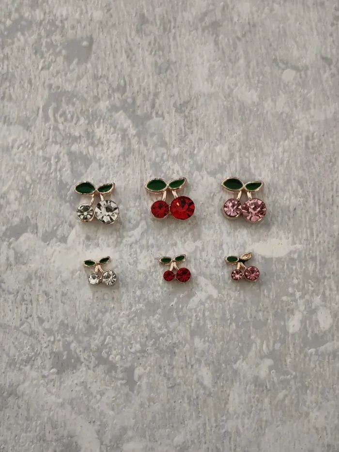 استیکر برجسته ناخن راسا طرح آلبالو