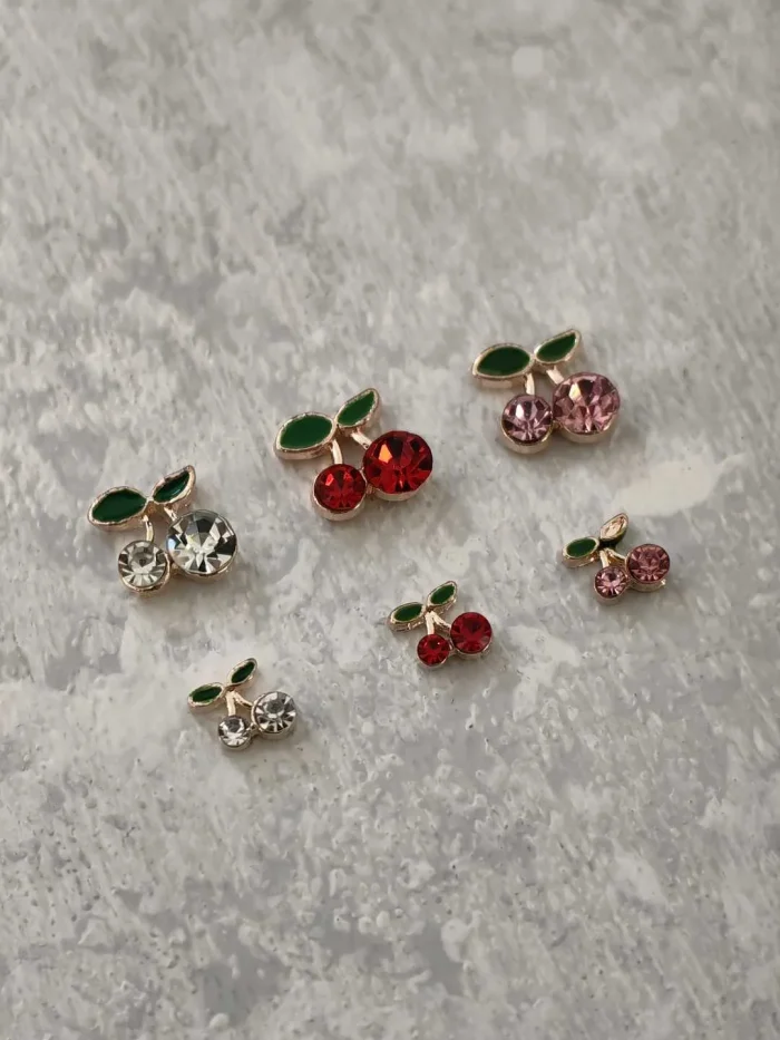 استیکر برجسته ناخن راسا طرح آلبالو