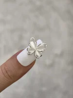 استیکر برجسته ناخن راسا طرح پروانه سفید