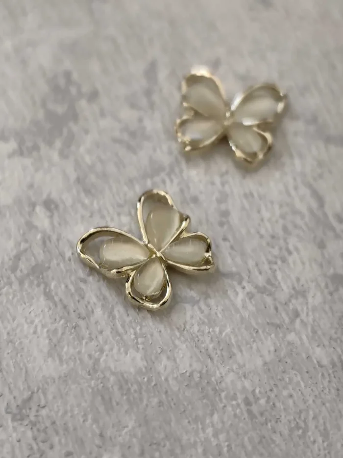 استیکر برجسته ناخن راسا طرح پروانه یشمی