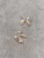 استیکر برجسته ناخن راسا طرح پاپیون نقره ای