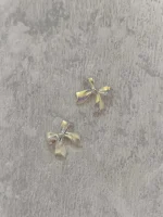 استیکر برجسته ناخن راسا طرح پاپیون نقره ای